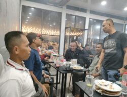 Polres Aceh Timur Nobar Final Piala Dunia Dengan Warga Dan Wartawan