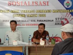 Desa Lumban Barat Laksanakan Sosialisasi dan Pengukuhan Pengurus PATBM