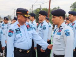 SIAGA Jelang Nataru, KALAPAS Pimpin Apel Kesiap Siagaan Jajaran LAPAS Pasir Pengaraian
