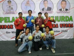 Tim Sepak Takraw Samosir Raih Medali Pada Kejurda Sumut