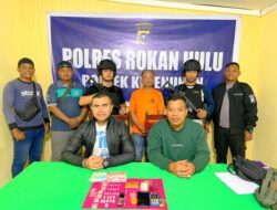 Polsek Kepenuhan Tangkap Pemilik Sabu 6, 49 Gram, Polres Rohul Jamin Rahasiakan Identitas Masyarakat Jika Laporkan Aktivitas Narkotika 