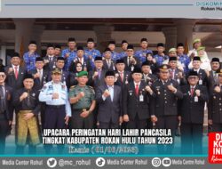 Peringatan Hari Lahir Pancasila 2023,Bupati Rohul” Nilai Pancasila Harus Diwariskan Pada Generasi Muda”. 