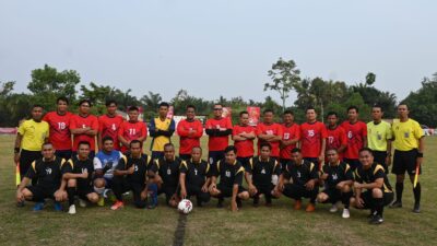 Sukseskan Pembukaan Turnamen Simpang Beringin Cup, Bupati H Zukri dan Kapolres AKBP Suwinto Perkuat Tim Media Pelalawan