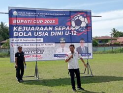 Kejuaraan Sepakbola Bupati Cup Aceh Timur U12 Ajang Cari Talenta Sepak Bola Aceh