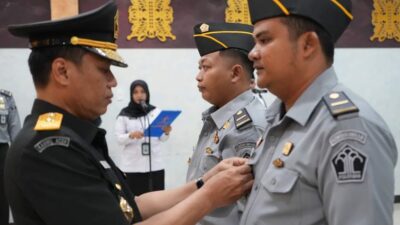 Kadiv Administrasi Kemenkumham Aceh Lantik Dua Pejabat Struktural