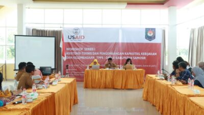 Pemkab Samosir bersama Usaid Erat Lakukan Asistensi Teknis Pengembangan Kapasitas, Kebijakan dan Kelembagaan TPPS