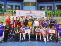 Wabup Pelalawan Nazaruddin Tutup Open Turnamen Futsal IPMR Cup 2023