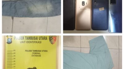 Personil Polsek Tambusai Utara Ciduk TP Curat