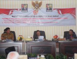 Pemda dan DPRD Nias Barat Setujui Ranperda APBD Tahun Anggaran 2024
