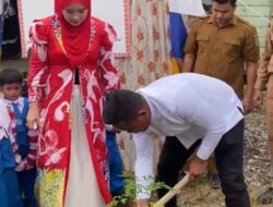 Bupati Pelalawan, H. Zukri SE resmikan Taman Kanak-kanak (TK) Miftahul Jannah Desa Kuala Tolam, Pelalawan