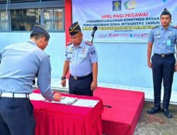 Tingkatkan Pelayanan, Pegawai Lapas Bireuen Lakukan Penandatanganan Komitmen Bersama  Pembangunan Zona Integritas Tahun 2024