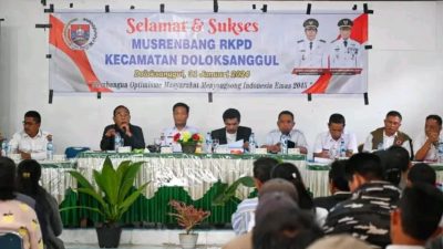 Musrembang di Kec. Dolok Sanggul Dihadiri Wakil Bupati Humbahas