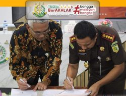 Penanganan Bidang Hukum PTUN, Kejari Langsa “MoU” Dengan PT. KAI Subdivisi Regional Aceh