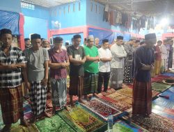 Malam Terakhir Ramadhan, Begini Suasana Sholat Tarawih Berjamaah di Lapas Lhoksukon