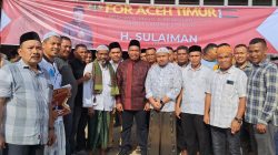 H.Sulaiman (Tole) Didukung Ulama dan Masyarakat Daftar Menjadi Calon Bupati Aceh Timur