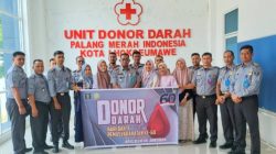 Turut Meriahkan Hari Bhakti Pemasyarakatan ke-60 Jajaran Lapas Lhoksukon Mengikuti Kegiatan Donor Darah di PMI Cabang Lhokseumawe