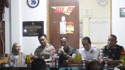 Dandim 0507/Bekasi Lakukan Anjangsana, Bahas Kamtibmas dan Pentingnya Poskamling bersama Warga