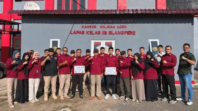Apresiasi Kinerja Pegawai, Lapas Blangpidie Berikan Penghargaan Pegawai Teladan Triwulan IV