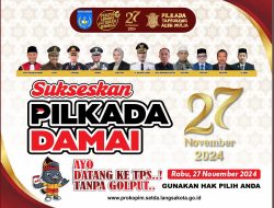 Sukseskan Pilkada Serentak 2024, Pj. Walikota Syaridin Rangkul Berbagai Pihak Ciptakan Pilkada Damai Kota Langsa