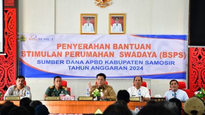 Bupati Samosir Alokasikan  6,7 Milyar APBD untuk Bantuan Stimulan Perumahan Swadaya