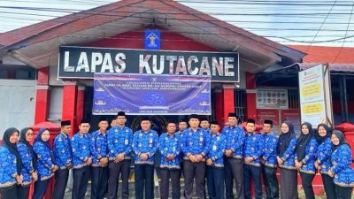 Lapas Kutacane Gelar Upacara Peringatan Hari KORPRI
