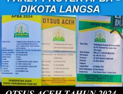 Begini Penampakkan Tiga Proyek Fisik Otsus 2024 DPRKP Aceh di Kota Langsa “Diragukan Mutu-Kualitas”