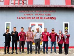 Lapas Blangpidie Terima Kunjungan Tim PPL Kanwil Kemenkumham Aceh