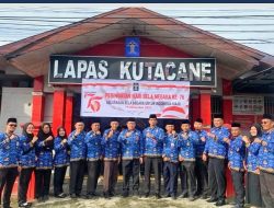 Lapas Kutacane Gelar Upacara Peringatan Hari Bela Negara ke-76 Tahun 2024