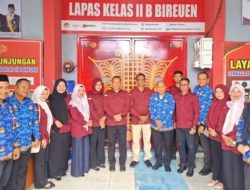 Monev dan Evaluasi Kinerja, Lapas Bireuen Terima Kunjungan Kerja Tim PPL Kanwil Kemenkum Aceh
