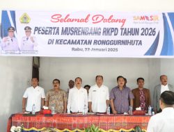 Susun RKPD 2026 Sekdakab Samosir Buka Musrembang Tingkat Kecamatan 