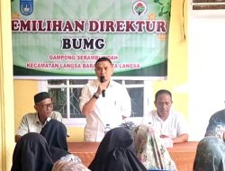 Gampong Serambi Indah Kota Langsa Miliki Direktur BUMG Baru