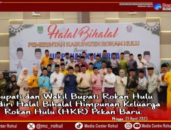 Halal Bihalal Pemkab Rokan Hulu dan HKR, Tokoh Rohul Titip Beberapa Usulan Kepada Bupati Anton