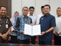 Penandatanganan MoU Pemko Langsa Dengan BPJS Ketenagakerjaan Program Jaminan Sosial Bagi Pekerja Rentan
