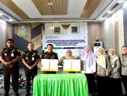 Kejari Langsa Melaksanakan Penandatanganan MoU Terkait Forum Koordinasi Pengawasan dan Pemeriksaan Kepatuhan Kota Langsa Serta Penandatangan PKS dengan BPJS Kesehatan Cabang Langsa