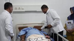 Tiba Di Nabire, Dirjendpas Langsung Sambangi Petugas LAPAS yang Terluka