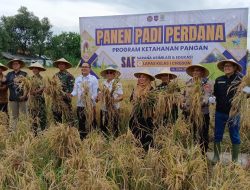 Dukung Program Ketahanan Pangan Nasional, Lapas Kelas I Cirebon Panen Padi Perdana