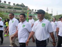 Lapas Pasir Pangaraian Turut Meriahkan Jalan Santai Semarak Harlah Pancasila dan Pencanangan Car Free Day di Rokan Hulu