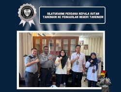 Silaturahmi Perdana Kepala Rutan Takengon ke Pengadilan Negeri Takengon