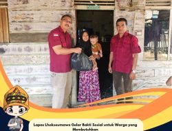 Wujud Kepedulian Terhadap Masyarakat, Lapas Lhokseumawe Gelar Giat Bakti Sosial