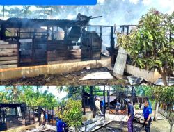 “Sigap dan Cepat” Tim Damkar BPBD Kota Langsa Berhasil Jinakkan Si Jago Merah Usai Bakar Rumah Warga Semi Permanen di Gampong Sungai Lueng