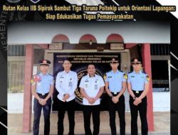Rutan Sipirok Sambut Tiga Taruna Poltekip untuk Orientasi Lapangan Siap Edukasikan Tugas Pemasyarakatan