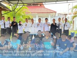Dukung Program Menteri Imipas, Lapas Calang Intensifkan Razia dan Tes Urine WBP