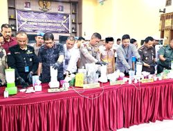 Pemusnahan Ribuan Gram Narkotika di Langsa: Polres Musnahkan Sabu dan Ganja Senilai Miliar Rupiah