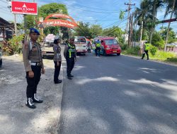 Satlantas Polres Simalungun Bersama unsur TNI dan Dinas Perhubungan (Dishub) Menggelar Razia Gabungan