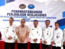 Lapas Lhokseumawe Ditjenpas Aceh Jalin Perjanjian Kerjasama Strategis dengan BNNK Lhokseumawe