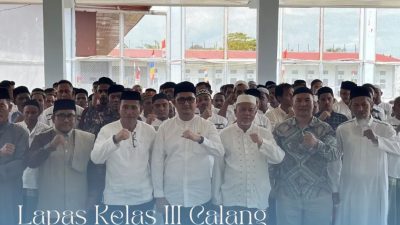 Suasana Haru Warnai Shalat Jum’at Perdana di Masjid Al Munawwarah Lapas Calang