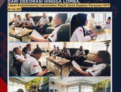 Dari Dekorasi Hingga Lomba, Lapas Kualasimpang Laksanakan Rapat Guna Siapkan Perayaan HUT RI ke-80
