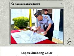 Lapas Sinabang Ditjen PAS Aceh Gelar Penandatanganan Deklarasi Komitmen Bersama Berantas Halinar
