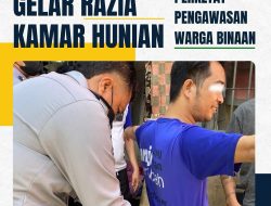 Lapas Kutacane Gelar Razia Kamar Hunian, Perketat Pengawasan WBP