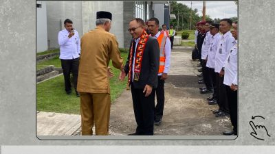 Kakanwil Ditjenpas Aceh Tiba di Simeulue, Disambut Langsung Sekda dan Jajaran Lapas Sinabang